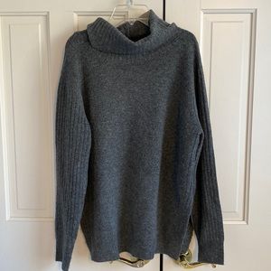 Topshop Oversize Funnel Neck Sweater